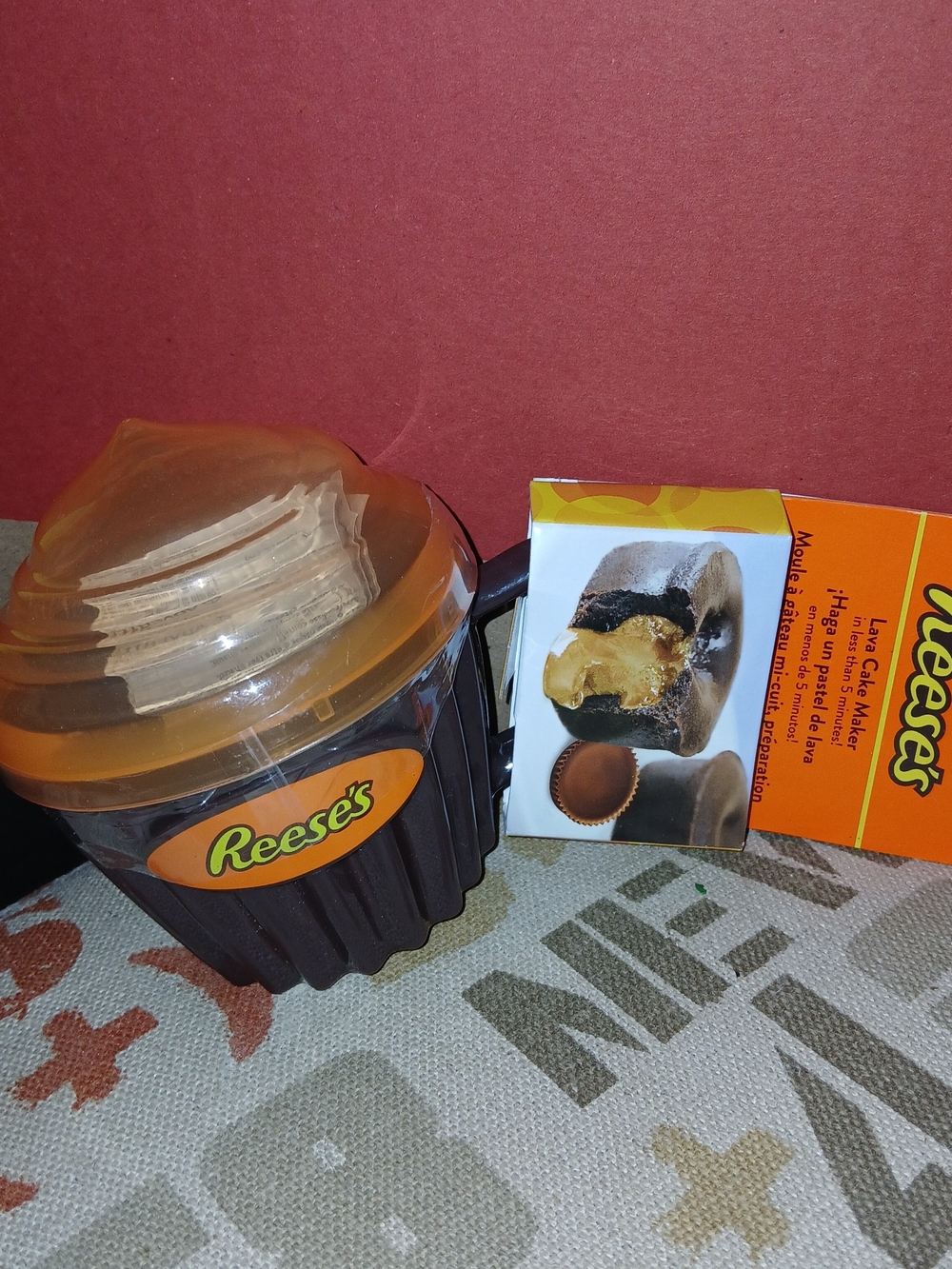 Orange Cupcake Shaped Kitchen Container